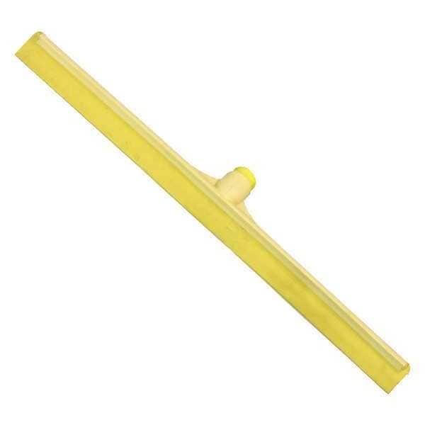 Solid Rubber Squeegee, 20in, Yellow, PK6