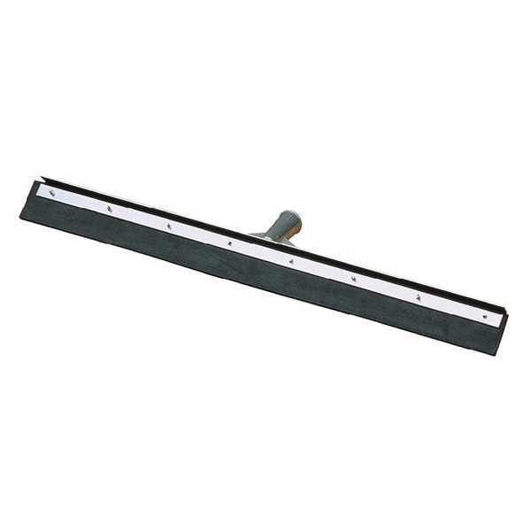 Straight Rubber Squeegee, Black, 24in, PK6