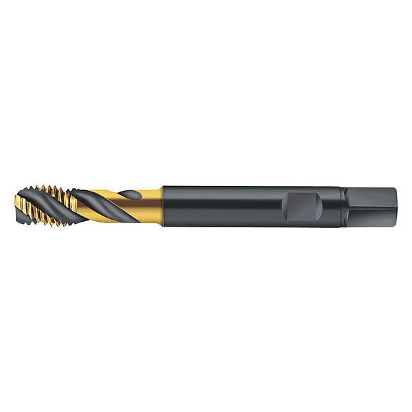Spiral Flute Tap, M12-1.75, Plug, Metric Coarse, 3 Flutes