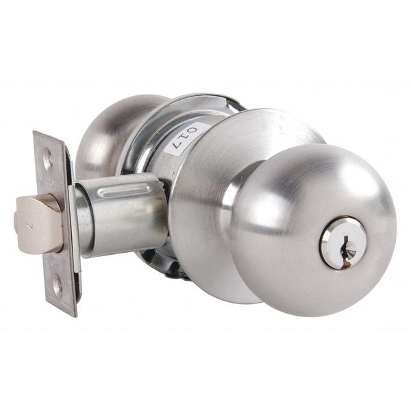Knob Lockset, Mechanical, Entrance/Office