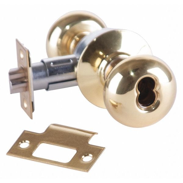 Knob Lockset, Mechanical, Entrance/Office