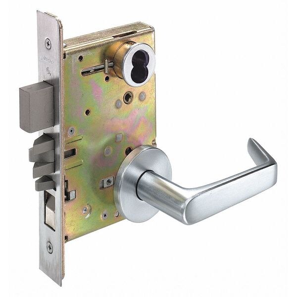 Door Lever Lockset, Mechanical, Storeroom