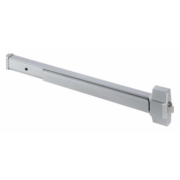 Rim Exit Device, Satin Aluminum, Passage