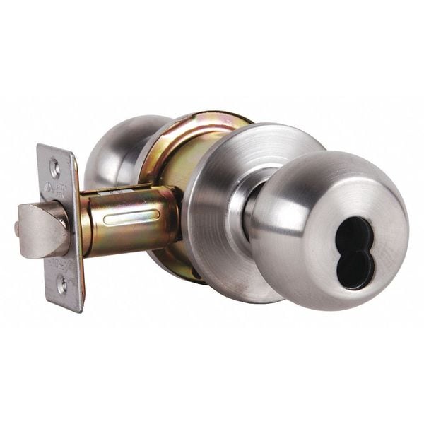 Knob Lockset, Mechanical, Storeroom