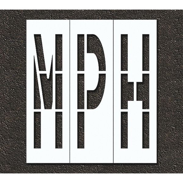 Pavement Stencil, Mph, STL-108-74837
