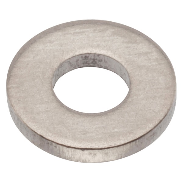 Flat Washer, For Screw Size #3 , Titanium Plain Finish, 5 PK