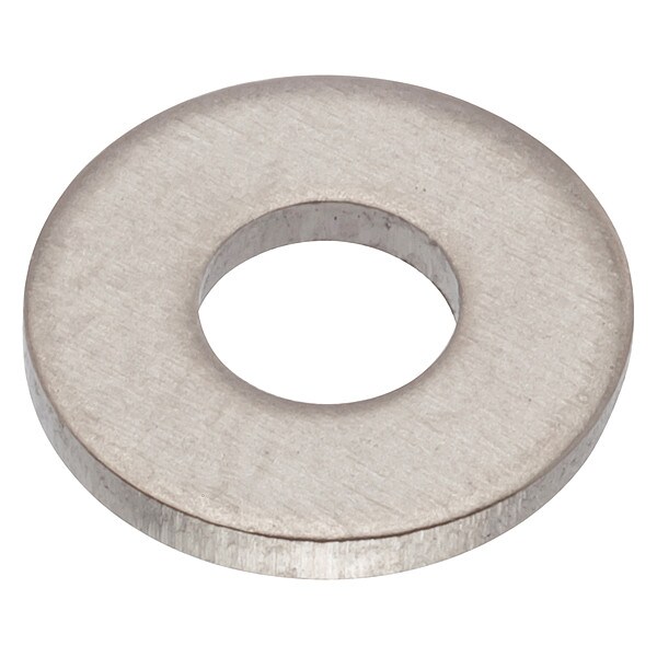 Flat Washer, For Screw Size #6 , Titanium Plain Finish, 5 PK