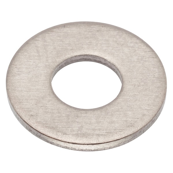 Flat Washer, For Screw Size #8 , Titanium Plain Finish, 5 PK