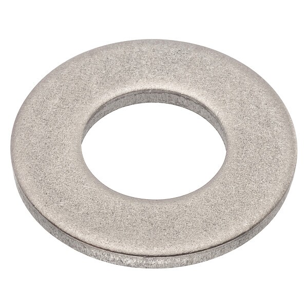 Flat Washer, For Screw Size 5/16" , Titanium Plain Finish, 5 PK