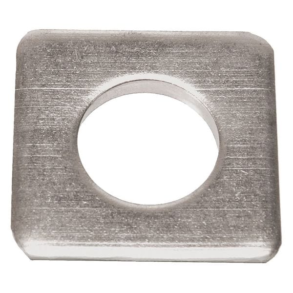 Square Washer, Fits Bolt Size 1 in , 18-8 Stainless Steel Plain Finish