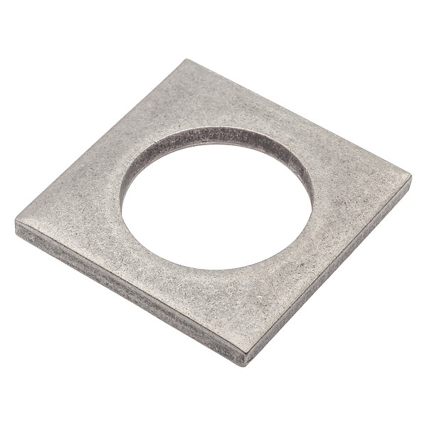 Square Washer, Fits Bolt Size 1 1/4 in , 18-8 Stainless Steel Plain Finish