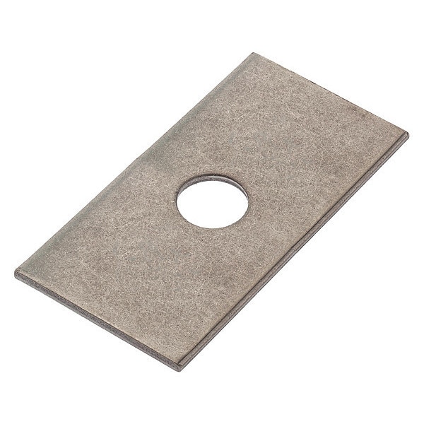 Square Washer, Fits Bolt Size 5/8 in , 18-8 Stainless Steel Plain Finish