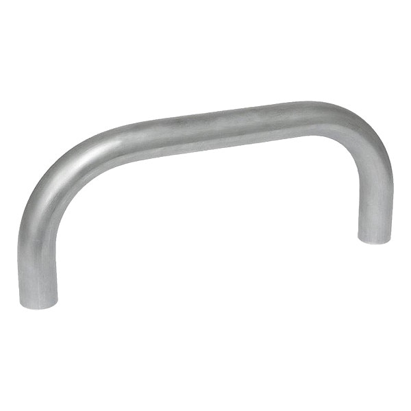 Pull Handle, Silver, Steel, 14 25/32 in L