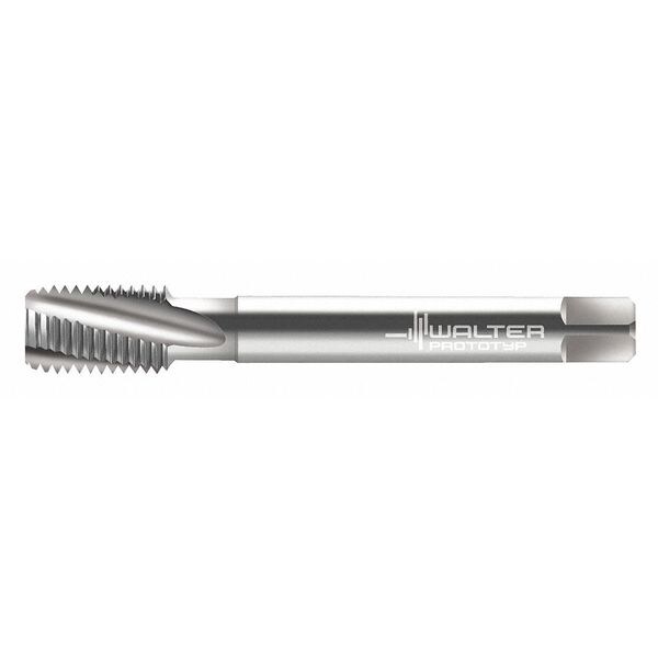 Spiral Flute Tap, 5/8"-11, Plug, UNC, 3 Flutes, Uncoated