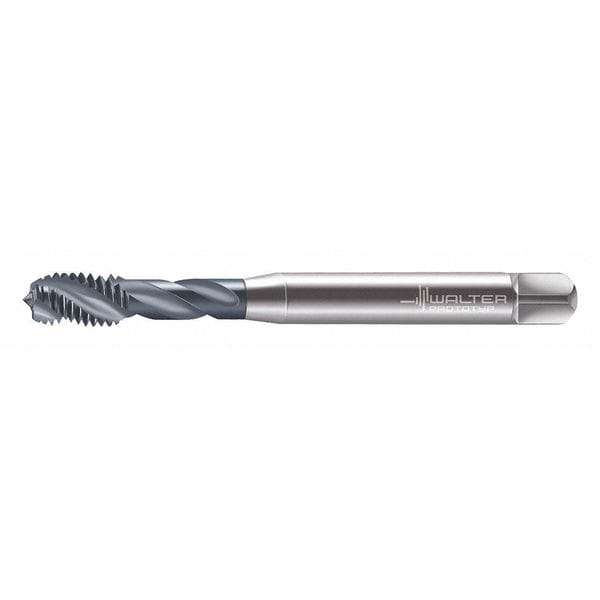 Spiral Flute Tap, M5-0.80, Plug, Metric Coarse, 3 Flutes, TiCN