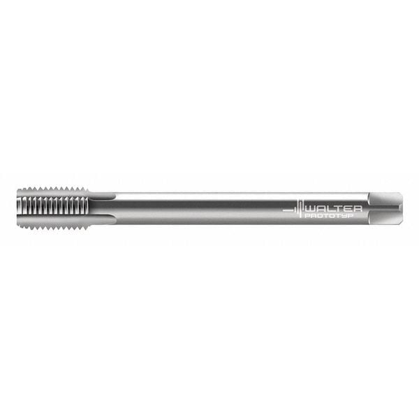 Straight Flute Hand Tap, M12-1.25, Modified Bottoming, 4 Flutes, Metric