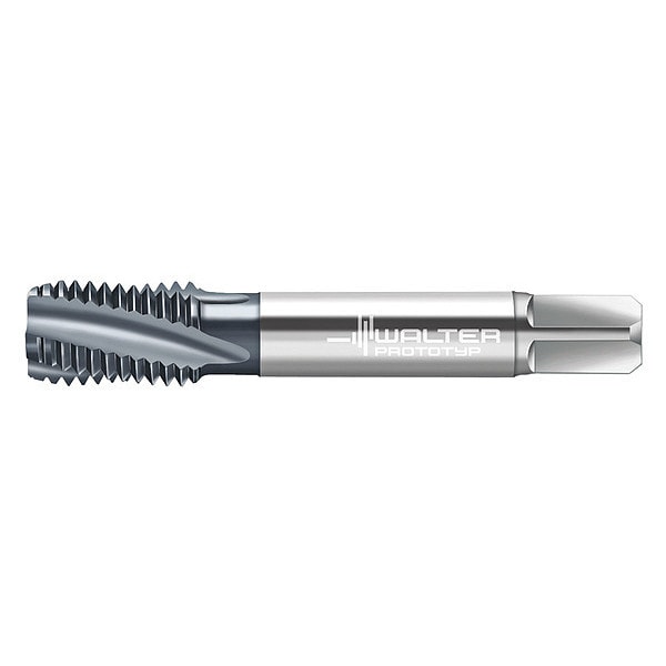 Spiral Flute Tap, 9/16"-12, Plug, 4 Flutes, UNC