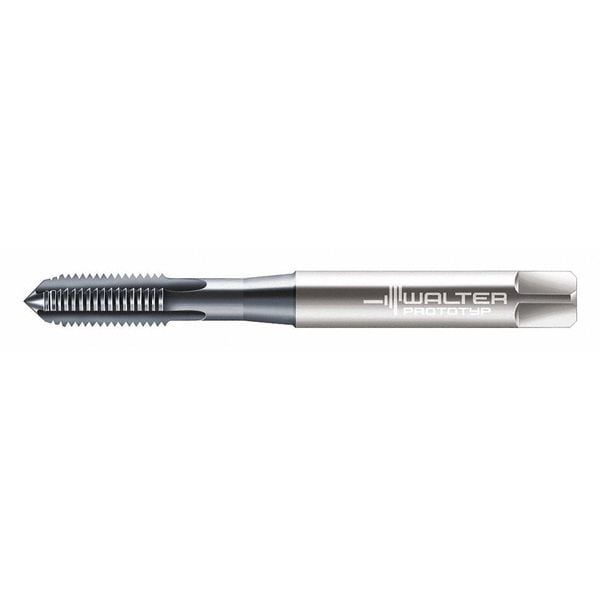 Straight Flute Straight Flute Tap, M6-1.00, Plug, Metric Coarse, High Speed Steel, 4