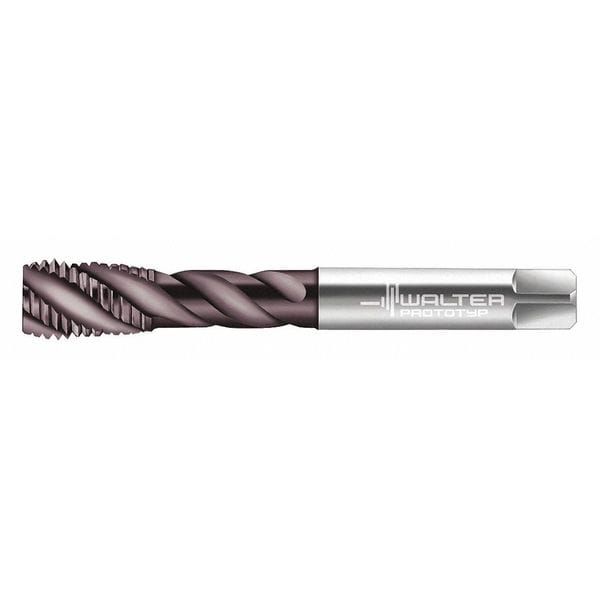 Spiral Point Tap, 3/4"-16, Taper, UNF, 4 Flutes, Hard Lube