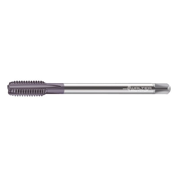 Straight Flute Hand Tap, M16-2.00, Plug, 4 Flutes, Metric Coarse