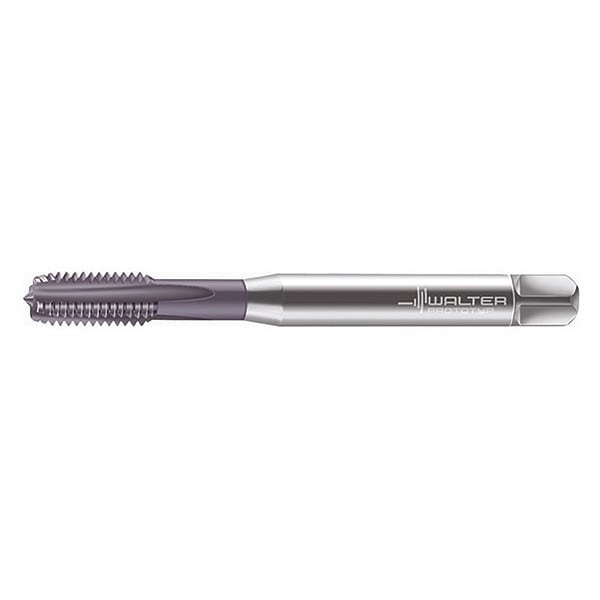 Straight Flute Hand Tap, M10-1.50, Plug, 4 Flutes, Metric