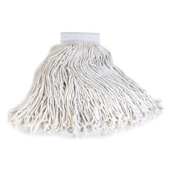 5 in Mop, Cut-End, White, PK12