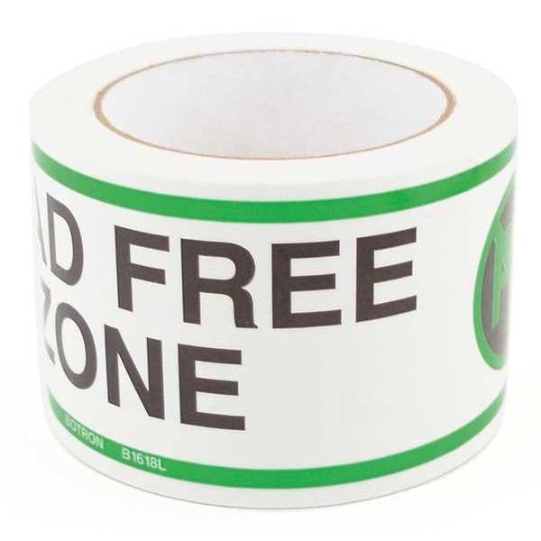 Lead Free Zone Floor Tape 54ftx3in