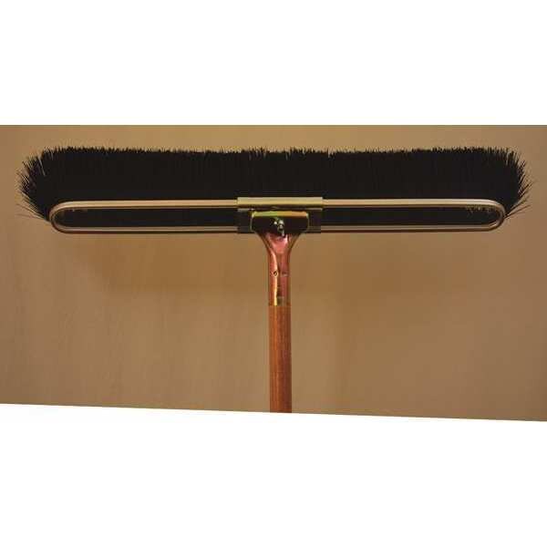 Brush, Black, Medium, Wood, Bolt-On, 23 in., Medium, Black