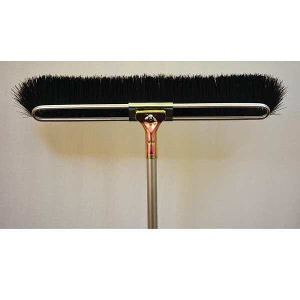 Brush, Black, Medium, Steel, Bolt-On, 23 in., Medium, Black