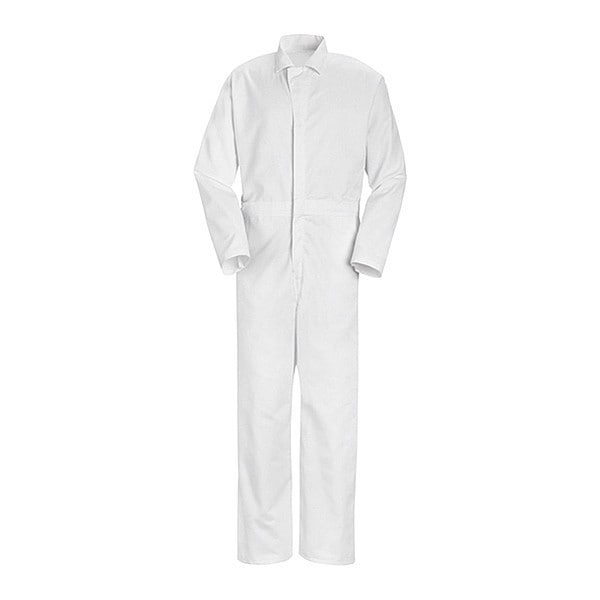 White Coverall-No Breast Pocket