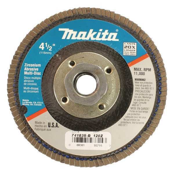 Multi Disc, 120 Grit, For 9524NB, 4.5", PK10