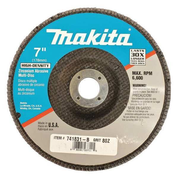 Multi Disc, 80 Grit, For GA7001L, 7", PK10
