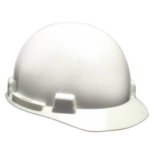 Hard Hat, SmoothDome, Polyethylene, 4-Point Point Ratchet (4-Point), White