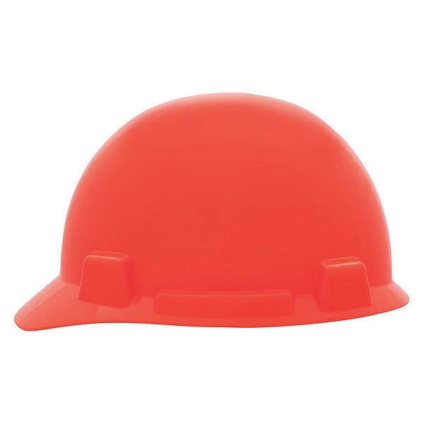 Hard Hat, SmoothDome, Polyethylene, 6-Point Point Ratchet (6-Point), Type 1, Class E, Hi-Vis Orange