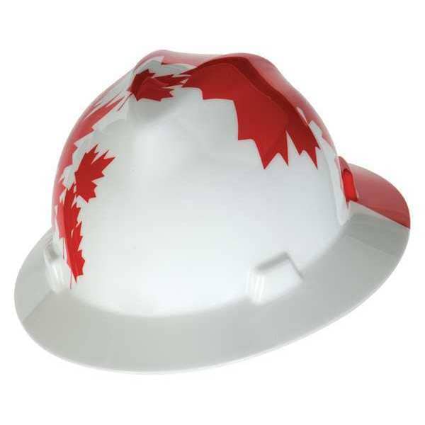 Hard Hat, V-Gard Freedom Series, Polyethylene, 4-Point Point Ratchet (4-Point), Type 1, Class E