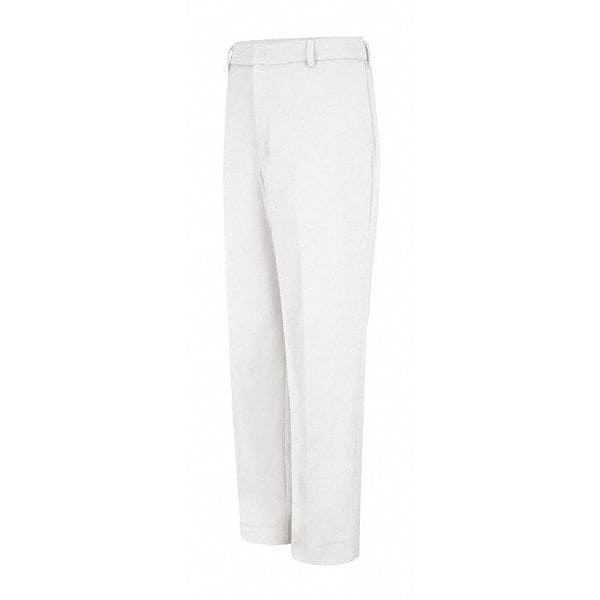 Men's Dura Kap Work Pant, 46, White, Cotton/Polyester