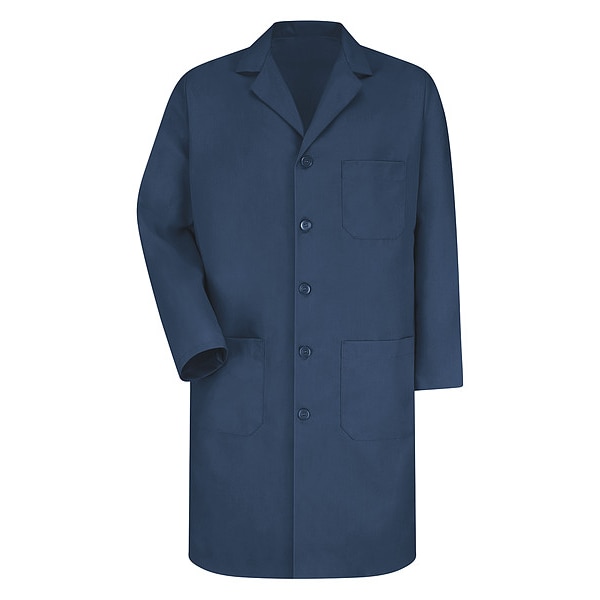 Lab Coat, Cotton Poplin/Polyester, 3 Pockets, Button