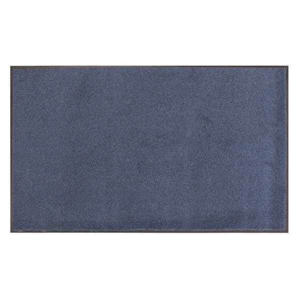Entrance Mat, Blue, 3 ft W x 5 ft L