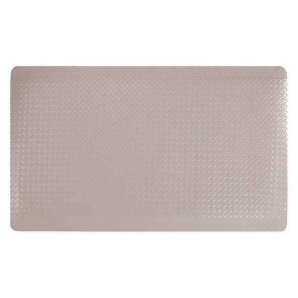 Antifatigue Mat, 10 ft. L x 3 ft. W, 15/16" Thickness, Gray