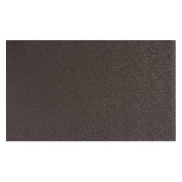 Antifatigue Mat, 3 ft. L x 2 ft. W, 5/8" Thickness, Pebble, Solid Black