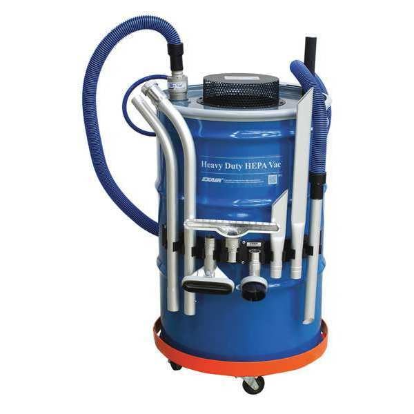 Premium Heavy Duty HEPA Vac Sys, 110 gal., HEPA, 68 scfm