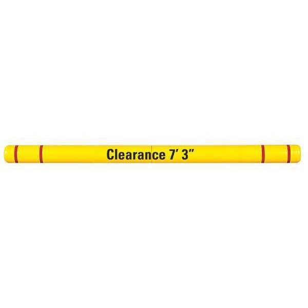 Clearance Bar, Graphics, 4x96, Yellow/Red