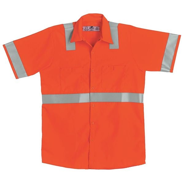 Ss Hi-Viz Workshirt - Ansi Class 2, M