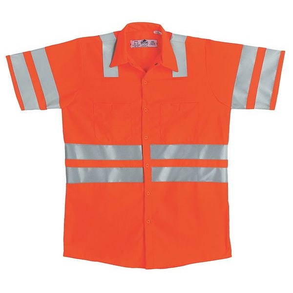 Ss Hi-Viz Workshirt - Ansi Class 3, M