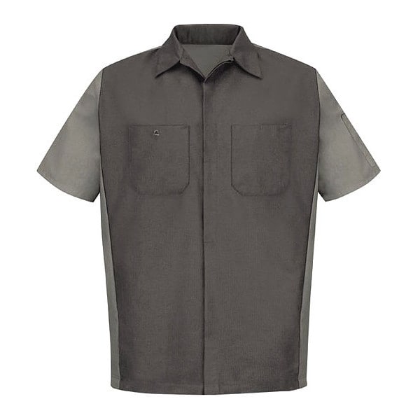 U Ss 65/35 Crew Shirt - Ch/Gray, L