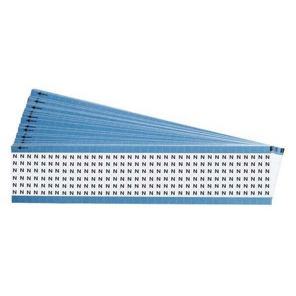 Wire Markers, Legend N, Black/White, PK25, TWM-N-PK