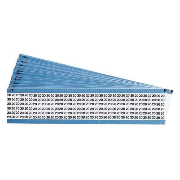 Wire Markers, Legend L2, Black/White, PK25, TWM-L2-PK
