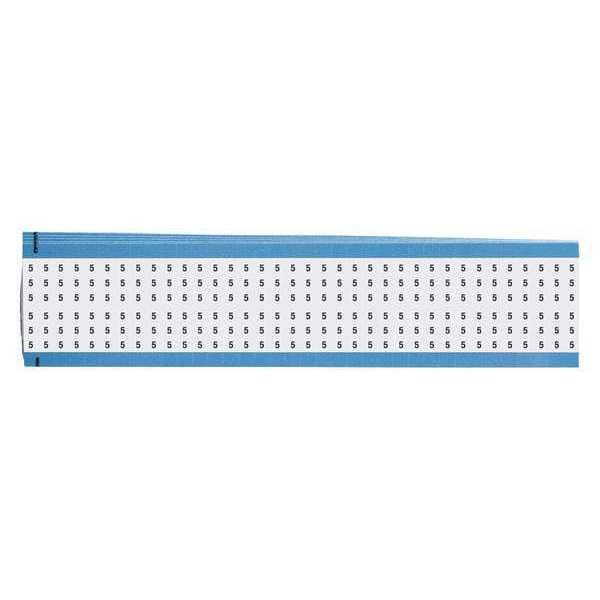 Wire Markers, Legend 5, Black/White, PK5
