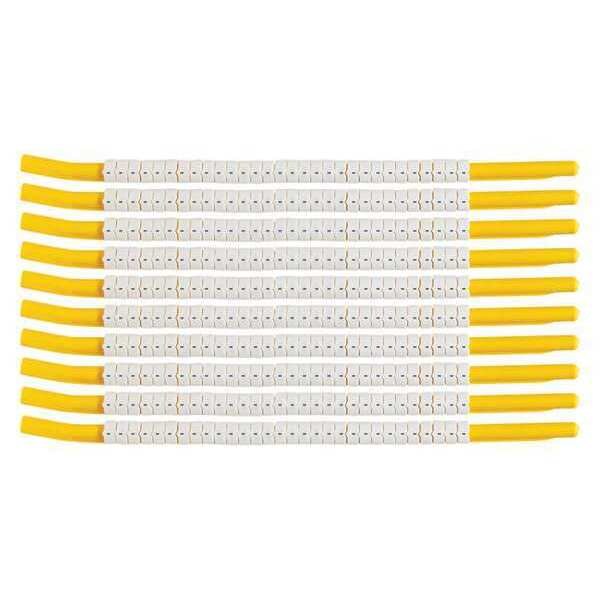 Clip Sleeve Wire Mkrs, Minus, Blk/Wht, PK10, SCN18-MINUS