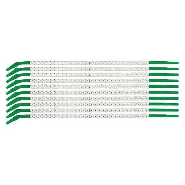Clip Sleeve Wire Mkrs, Minus, Blk/Wht, PK10, SCN09-MINUS